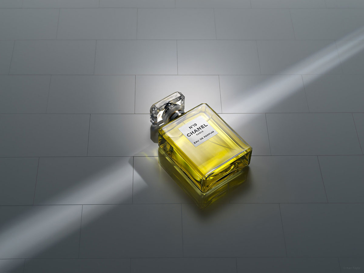 Chanel perfume product photography by Karl Taylor