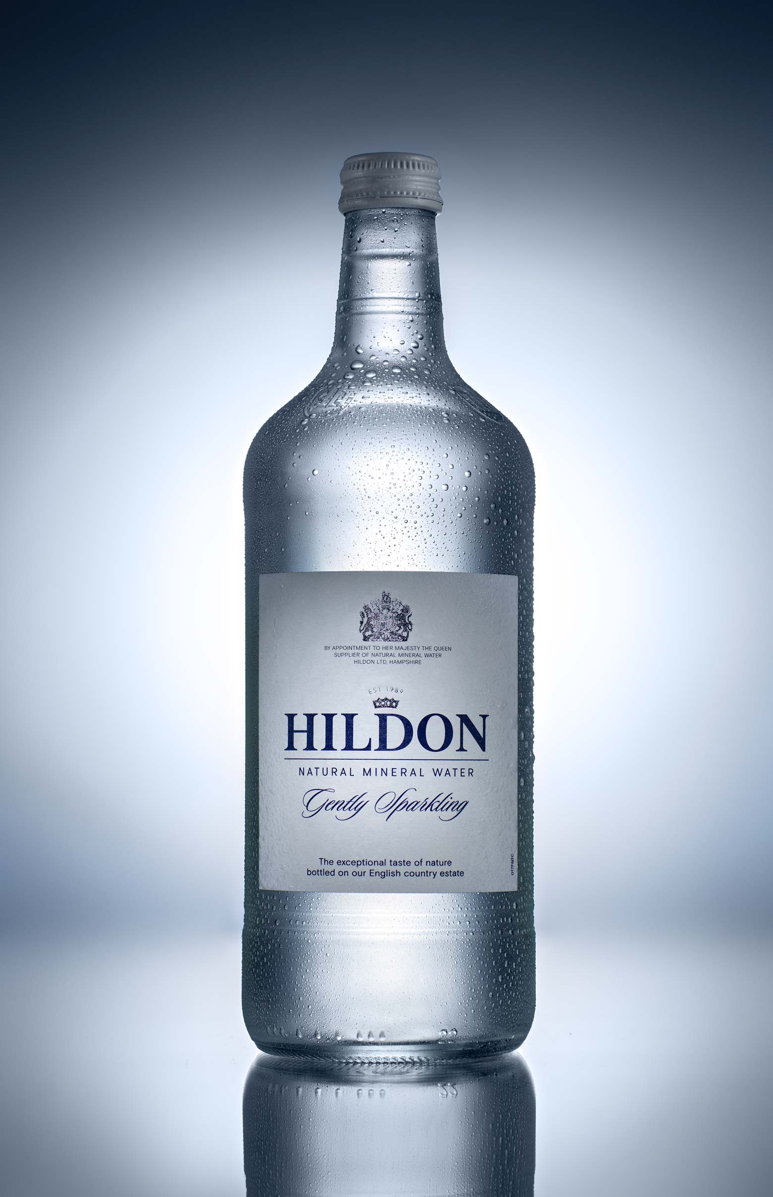 Hildon Mineral Water product photo using speedlights